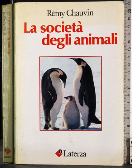 società degli animali - Rémy Chauvin - copertina