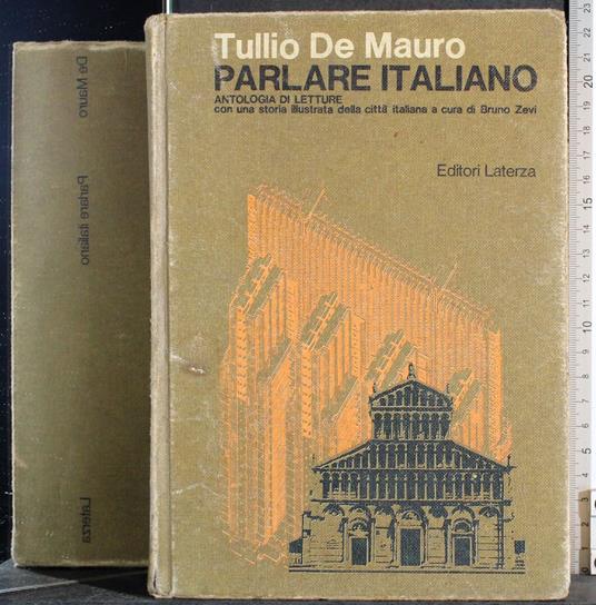 Parlare Italiano - Tullio De Mauro - copertina