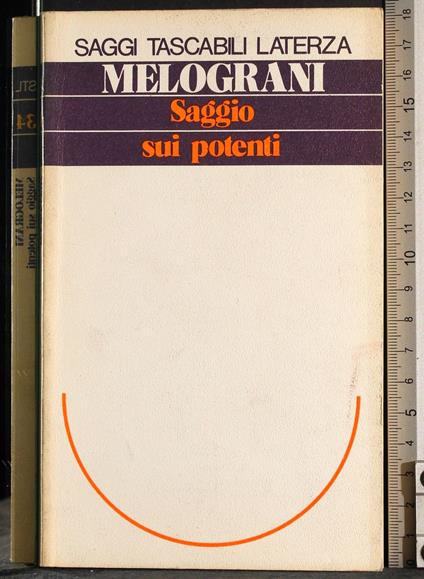Saggio sui potenti - Piero Melograni - copertina