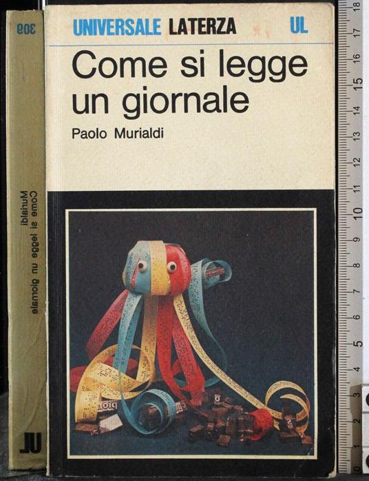 Come si legge un giornale - Paolo Murialdi - copertina