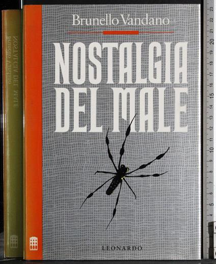 Nostalgia del male - Brunello Vandano - copertina