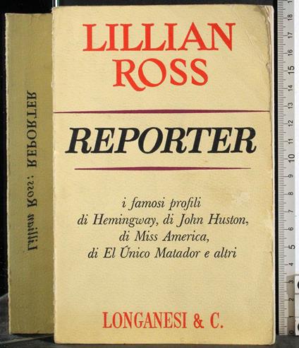 Reporter - Lillian Ross - copertina