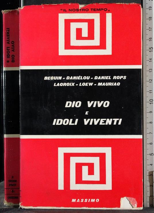 Dio vivo e idoli viventi - copertina