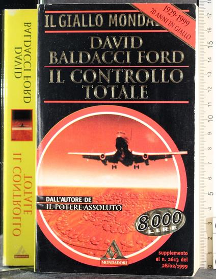 Il controllo totale - David Baldacci - copertina