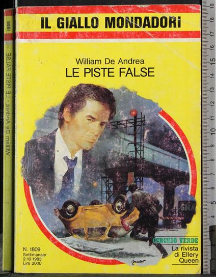 Le piste false - William De Andrea - copertina