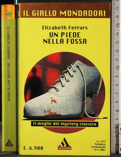 Un piede nella fossa - Elizabeth Ferrars - copertina