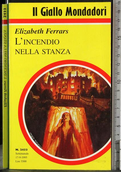 L' incendio nella stanza - Elizabeth Ferrars - copertina