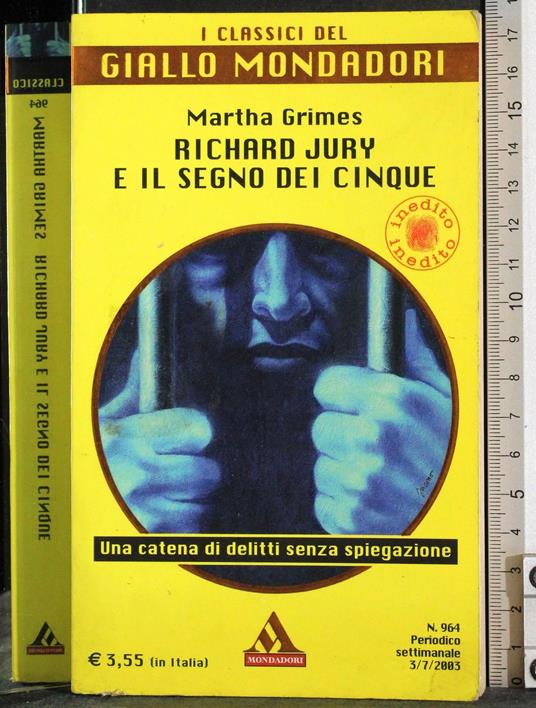 Richard Jury e il segno dei cinque - Martha Grimes - copertina