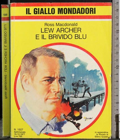 Lew Archer e il brivido blu - Ross MacDonald - copertina