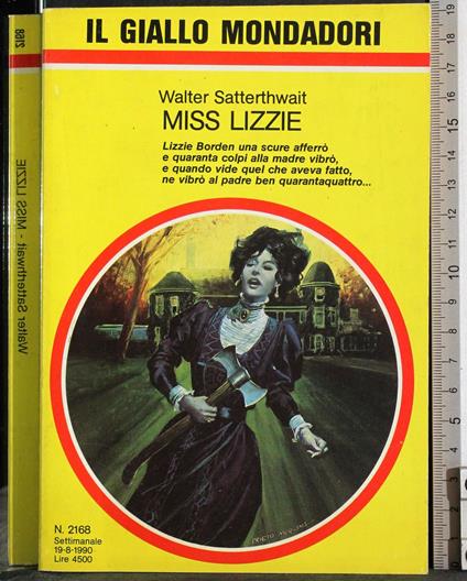 Miss Lizzie - Walter Satterthwait - copertina