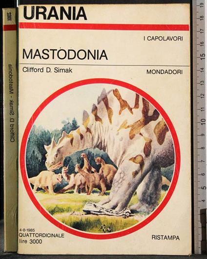 Mastodonia - Clifford D. Simak - copertina