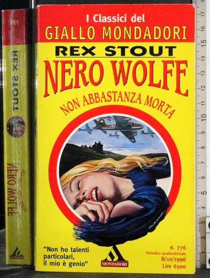 Nero Wolfe. Non abbastanza morta - Rex Stout - copertina