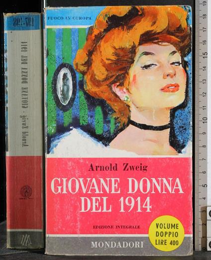 Giovane donna del 1914 - Arnold Zweig - copertina