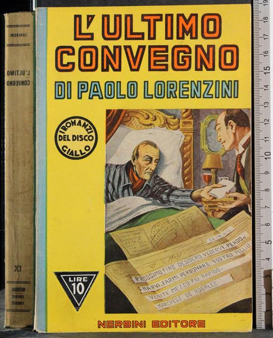 L' ultimo convegno - Paolo Lorenzini - copertina