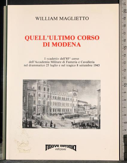 Quell'ultimo corso di modena - copertina