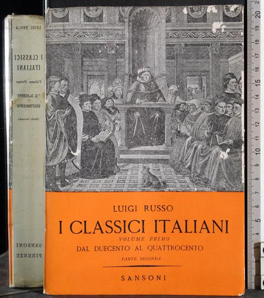 I classici Italiani Vol 1. Duecento al Quattrocento Parte 2 - Russo - copertina
