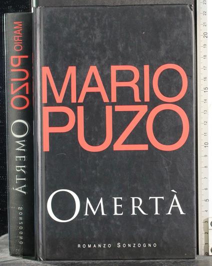 Omertà - Mario Puzo - copertina