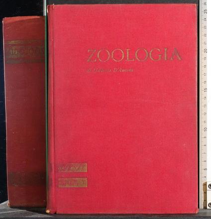 Trattato di zoologia - Umberto D'Ancona - copertina