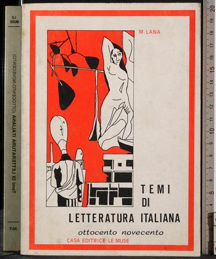 Temi di letteratura Italiana. Ottocento Novecento - Lanza - copertina