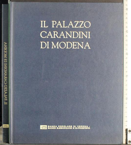 Il palazzo carandini di Modena - copertina
