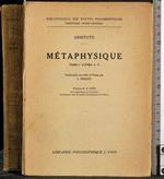 Metaphysique. Tome I - Livres A-Z