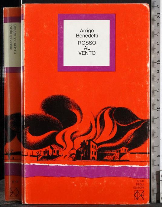 Rosso al vento - Arrigo Benedetti - copertina