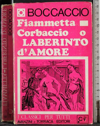 Corbaccio o laberinto d'amore - Giovanni Boccaccio - copertina