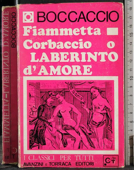 Corbaccio o laberinto d'amore - Giovanni Boccaccio - copertina