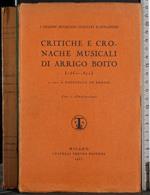 Critiche e cronache musicali di Arrigo Boito