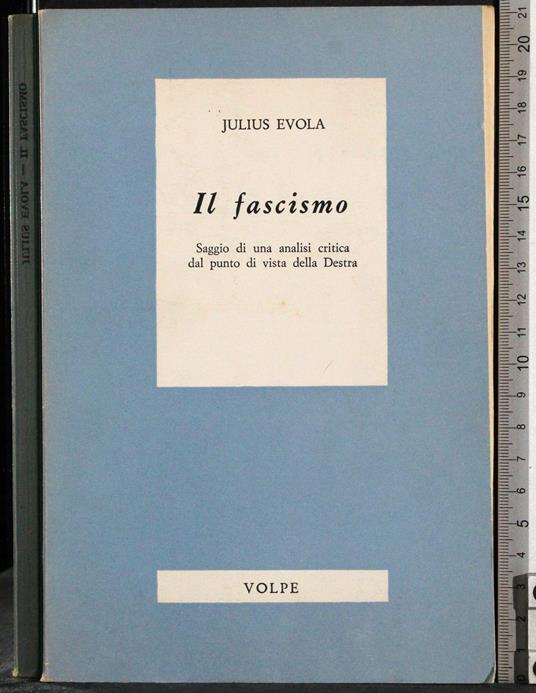 Il fascismo - Julius Evola - copertina