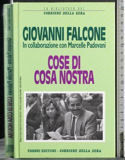 Cose di cosa nostra - Giovanni Falcone - copertina