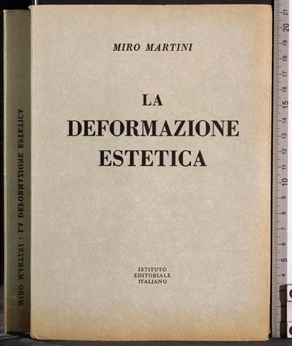 deformazione estetica - Miro Martini - copertina