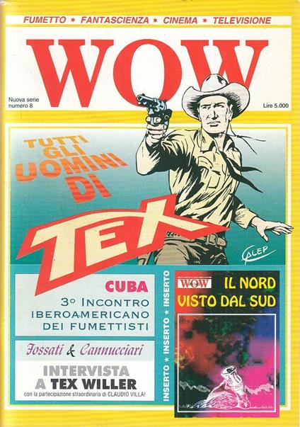 Wow Nuova Serie N.8 Tutti Gli Uomini Di Tex - copertina