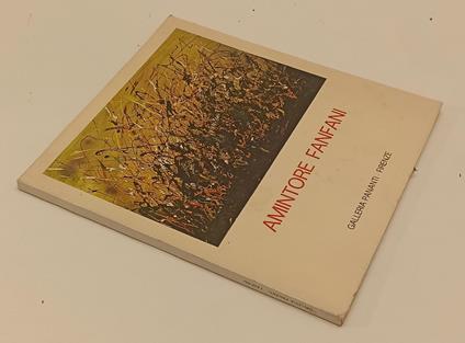 Amintore Fanfani Catalogo Mostra - copertina