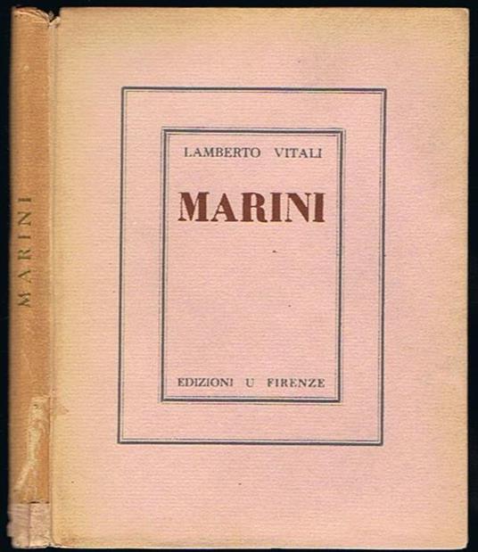 Marini - Lamberto Vitali - copertina