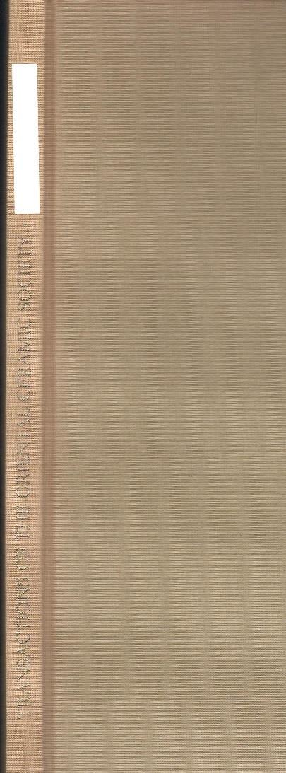 Transactions of the oriental ceramic society. Volume 61 1996 - 1997 - copertina