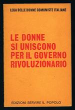 Le donne si uniscono per il governo rivoluzionario