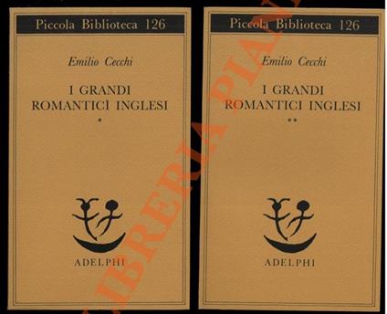 I grandi romantici inglesi - Emilio Cecchi - copertina