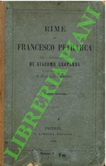 Rime. Con l'interpretazione di G. Leopardi e con note inedite di F. Ambrosoli