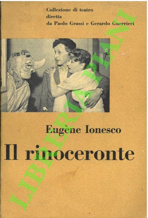 Il rinoceronte - Eugène Ionesco - copertina