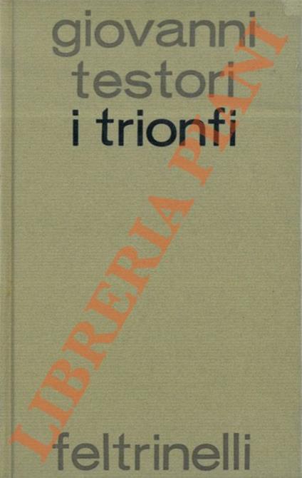 I trionfi - Giovanni Testori - copertina