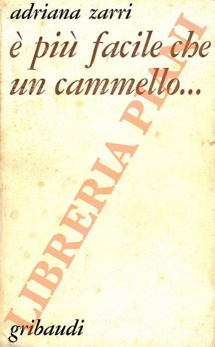 E' più facile che un cammello... - Adriana Zarri - copertina