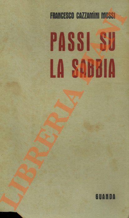 Passi su la sabbia - Francesco Cazzamini Mussi - copertina