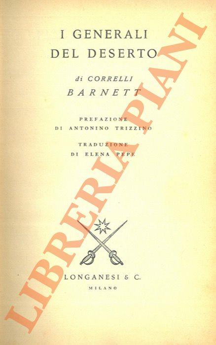 I generali del deserto - Correlli D. Barnett - copertina