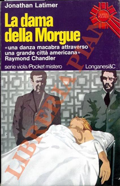 dama della Morgue - Jonathan Latimer - copertina