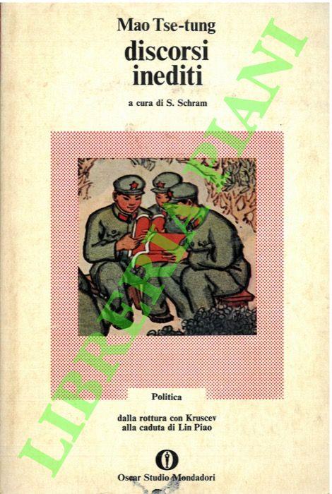 Discorsi inediti dal 1956 al 1971 - Tse-tung Mao - copertina