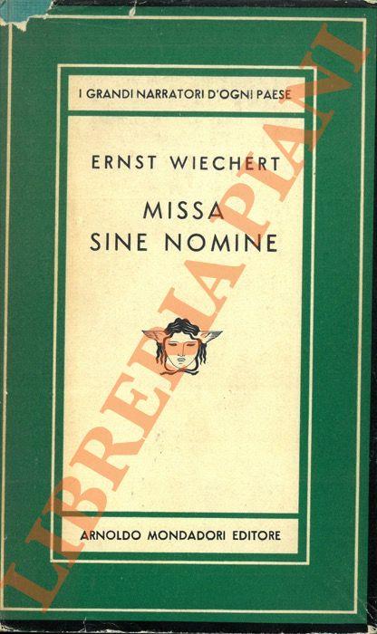 Missa sine domine - Ernst Wiechert - copertina