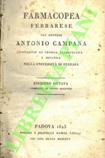 Farmacopea ferrarese. Edizione ottava corredata di nuove aggiunte