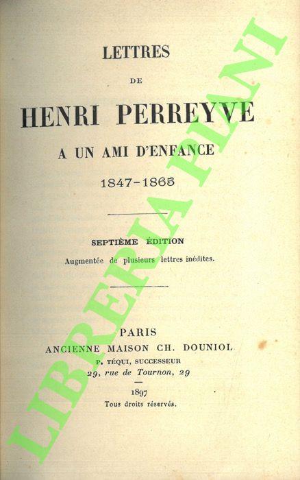 Lettres a un ami d'enfance. 1847-1865 - copertina