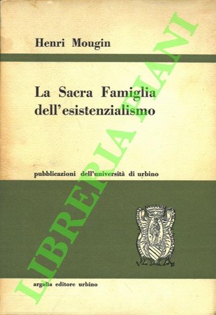 Sacra Famiglia dell'esistenzialismo - copertina